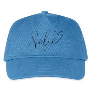 Sofie Surname First Name Girl - Kids’ Baseball Cap - peacock-blue - Front