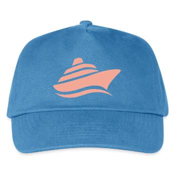 Minimalist Cruise Cruise Silhouette - Kids’ Baseball Cap - peacock-blue - Front