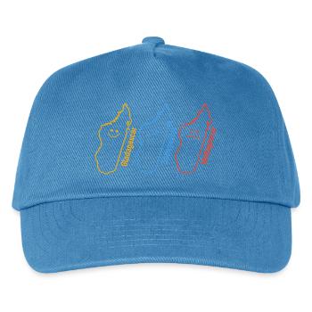 Funny Madagascar Sadagascar Geography Geographer - Kids’ Baseball Cap - peacock-blue - Front
