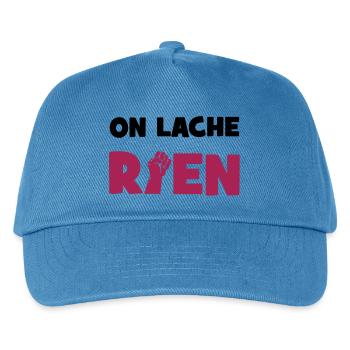 We loose nothing! - Kids’ Baseball Cap - peacock-blue - Front