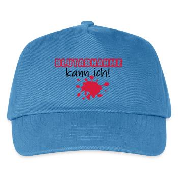 Blutabnahme Medizin Blut Beruf Geschenk Spruch - Kinder Basecap - Pfauenblau - Vorne