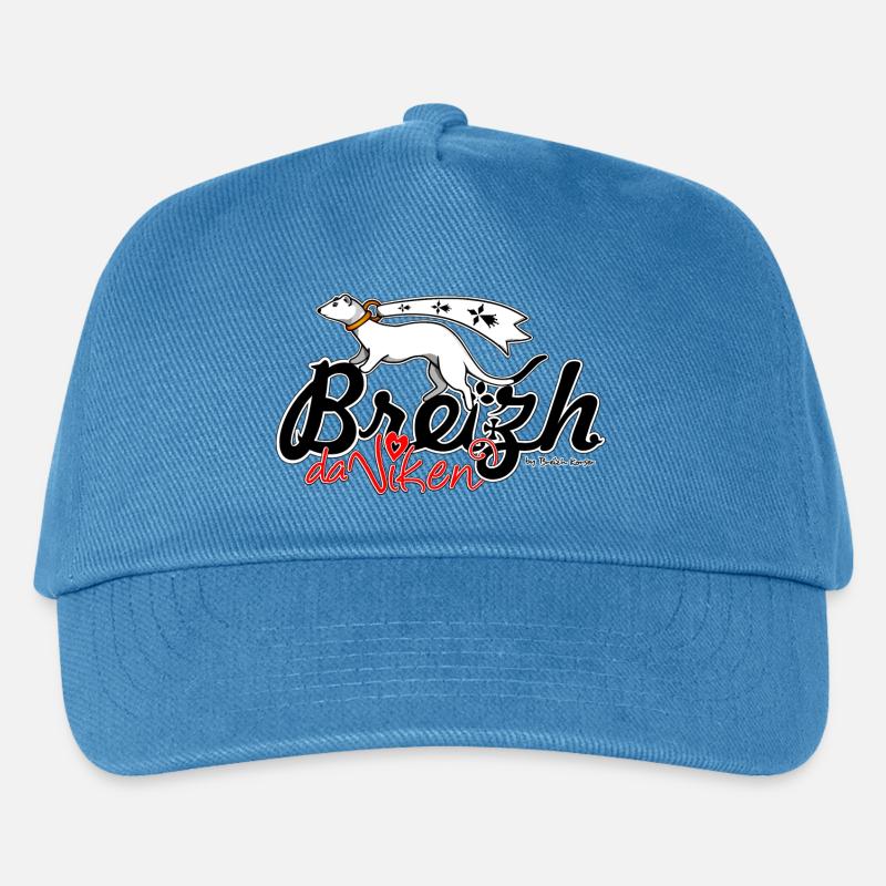 Breizh da Viken (Brittany Forever) - Kinder Basecap - Pfauenblau