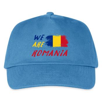 Wir sind Rumänien - Kinder Basecap - Pfauenblau - Vorne