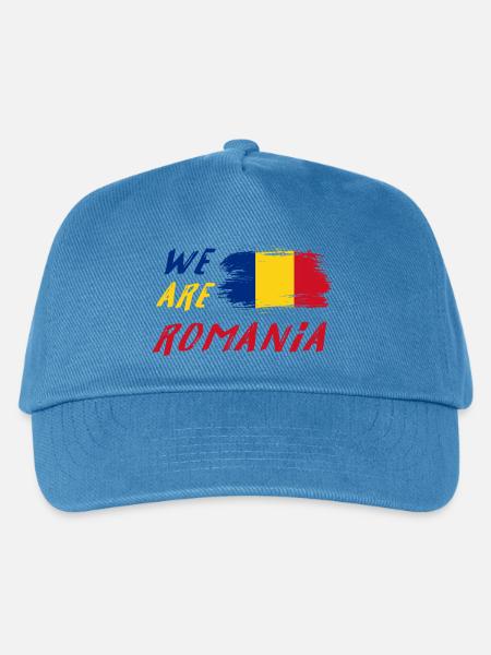Wir sind Rumänien - Kinder Basecap - Pfauenblau