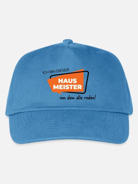 Hausmeister - Kinder Basecap - Pfauenblau