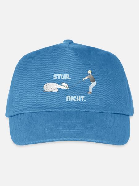 Lustiges Alpaka - Kinder Basecap - Pfauenblau