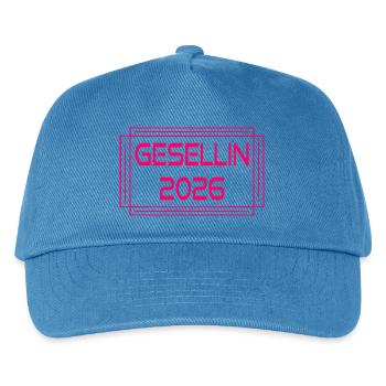 Journeyman's certificate Graduation 2026 Journeywoman - Kids’ Baseball Cap - peacock-blue - Front