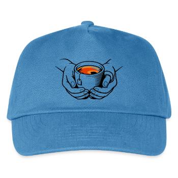 Coupe - Casquette de baseball Enfant - bleu paon - Devant