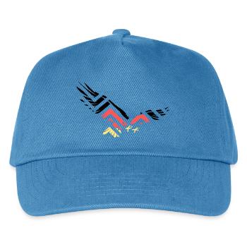 Résumé Fan d’Eagle Allemagne - Casquette de baseball Enfant - bleu paon - Devant
