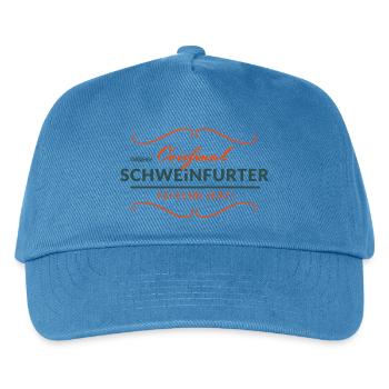 Obachd! - Orichinal Schweinfurter - Kinder Basecap - Pfauenblau - Vorne