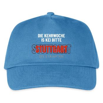 Die Kehrwoche is kei Bitte des is en Aufrag - Kinder Basecap - Pfauenblau - Vorne