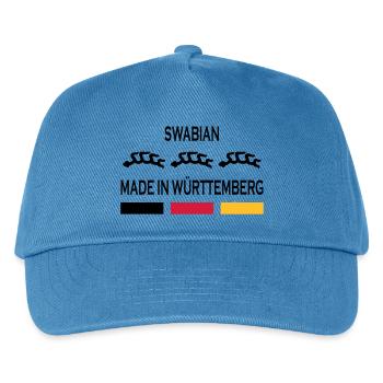 Made in Württemberg - Kinder Basecap - Pfauenblau - Vorne