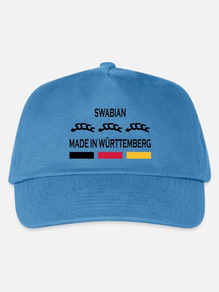 Made in Württemberg - Kinder Basecap - Pfauenblau