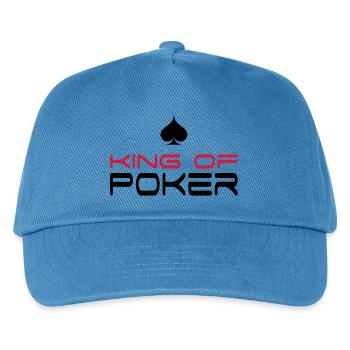 poker - Kinder Basecap - Pfauenblau - Vorne