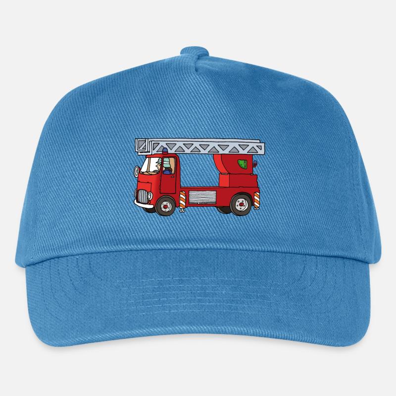 Drehleiter - Kinder Basecap - Pfauenblau