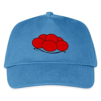 Bollenhut Schwarzwald Sweater Freiburger CityShirt - Kinder Basecap - Pfauenblau - Vorne