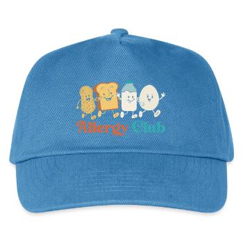 Funny Allergy Club Food Allergy Humor Peanut Dairy - Kids’ Baseball Cap - peacock-blue - Front