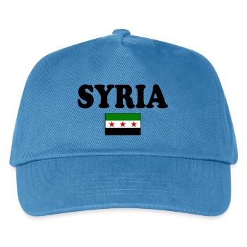 Syria Flag - Kids’ Baseball Cap - peacock-blue - Front