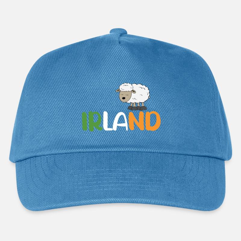 Schaf Irland - Kinder Basecap - Pfauenblau