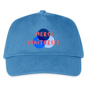 GELIEBTE. VIELEN DANK. DANKE HERRIN - Kinder Basecap - Pfauenblau - Vorne
