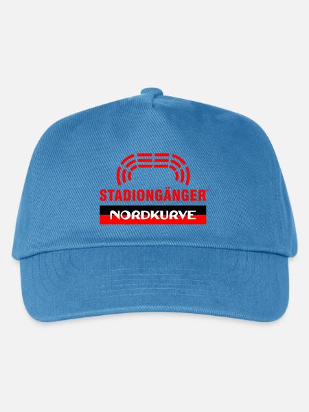 Nordkurve Stadiongänger I Fußball Fan - Kinder Basecap - Pfauenblau