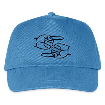 index - Casquette de baseball Enfant - bleu paon - Devant