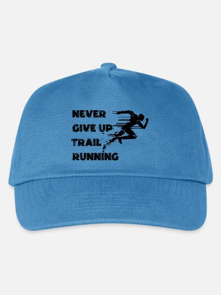 Trail Running Sport - Kinder Basecap - Pfauenblau