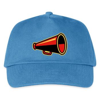 Red Megaphone Ultras Icon - Kids’ Baseball Cap - peacock-blue - Front
