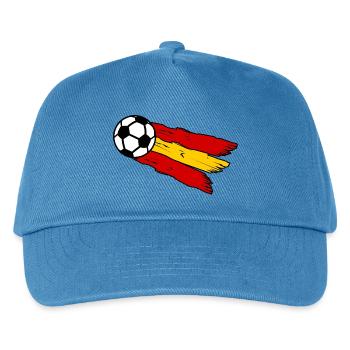 Die spanischen Fans - Kinder Basecap - Pfauenblau - Vorne