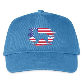 Springer Spaniel - Kinder Basecap - Pfauenblau - Vorne
