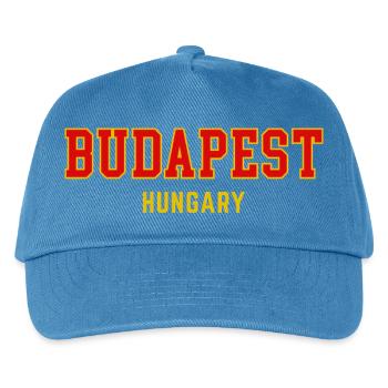 Budapest City Pride Varsity - Kids’ Baseball Cap - peacock-blue - Front