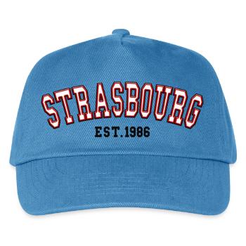 Strasbourg Est. 1986 - Kids’ Baseball Cap - peacock-blue - Front