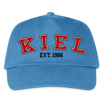 Kiel gegründet 1986 - Kinder Basecap - Pfauenblau - Vorne