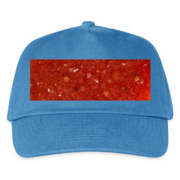 Tomatensauce - Kinder Basecap - Pfauenblau - Vorne