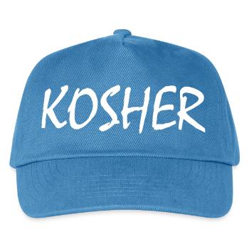 Kosher - Kinder Basecap - Pfauenblau - Vorne