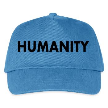 Humanity - Kids’ Baseball Cap - peacock-blue - Front