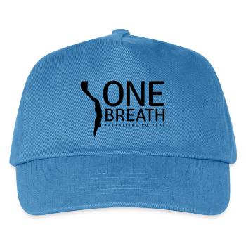 One Breath (custom color) - Kinder Basecap - Pfauenblau - Vorne