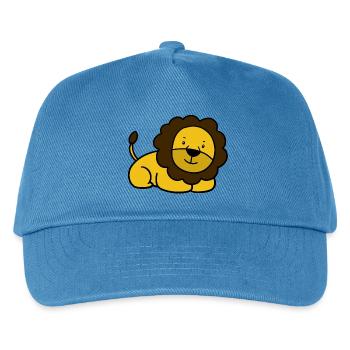 lion cub - Kids’ Baseball Cap - peacock-blue - Front