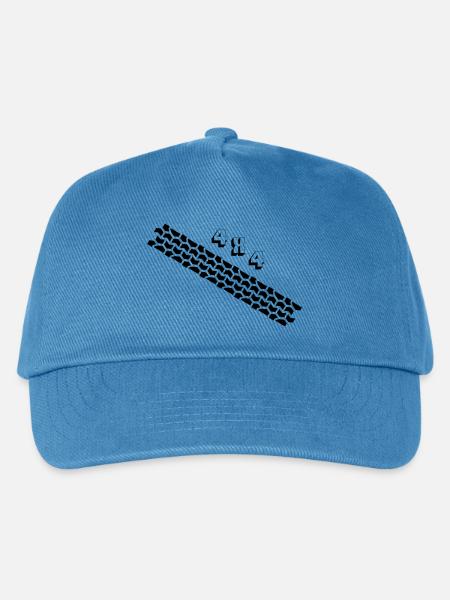Reifenspuren 4x4 - Kinder Basecap - Pfauenblau