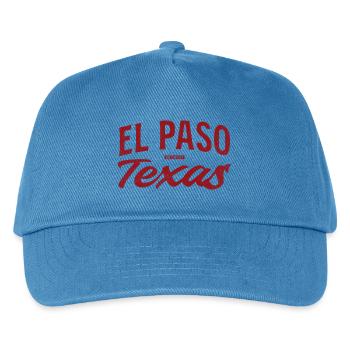 Scénario rétro d’El Paso, Texas - Casquette de baseball Enfant - bleu paon - Devant