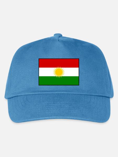 kurdistan - Kinder Basecap - Pfauenblau