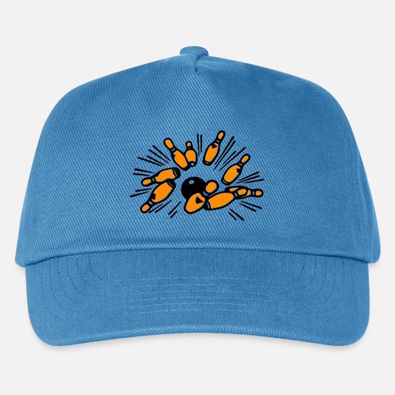 Kegel - Kinder Basecap - Pfauenblau