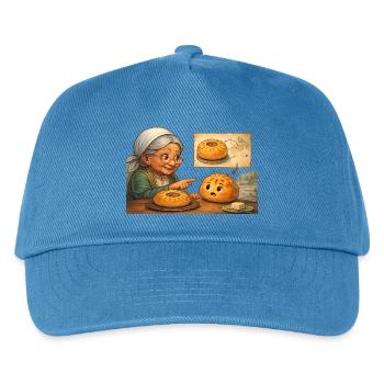Tatarische Babuschka erklärt dem russischen Beljas - Kinder Basecap - Pfauenblau - Vorne
