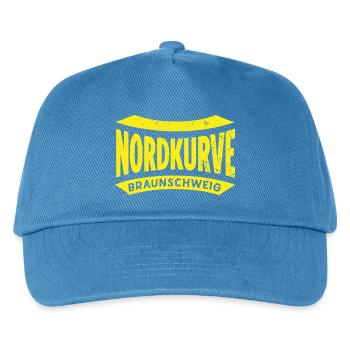 Braunschweig Nordkurve Hoodie, Shirt, Tasse, Bag - Kinder Basecap - Pfauenblau - Vorne