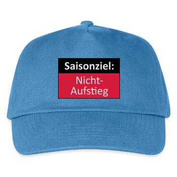 Aufstieg / Nichtaufstieg - Kinder Basecap - Pfauenblau - Vorne
