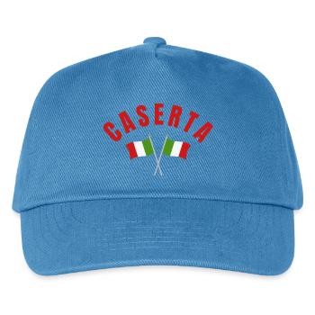 Caserta Italian Flags - Kids’ Baseball Cap - peacock-blue - Front