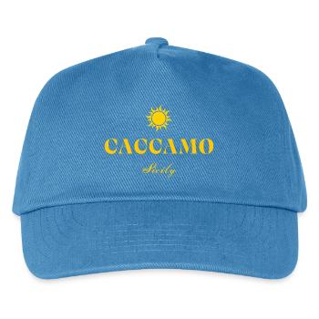 Caccamo Sicily Sun  - Kids’ Baseball Cap - peacock-blue - Front