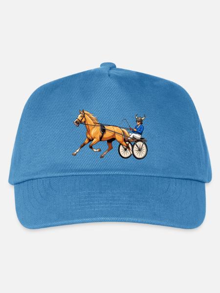 Traber - Kinder Basecap - Pfauenblau