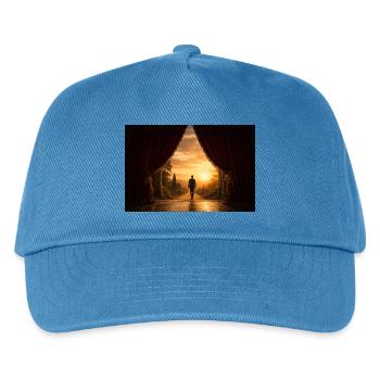 Geh zur Goldenen Morgendämmerung - Kinder Basecap - Pfauenblau - Vorne