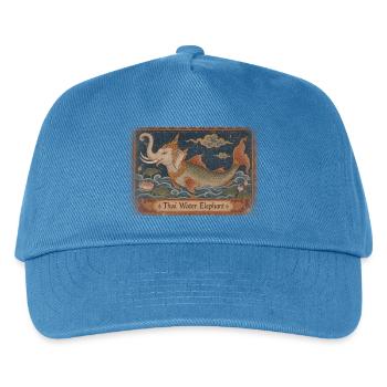 Thailändischer Wasserelefant (Chang Nam) - Kinder Basecap - Pfauenblau - Vorne